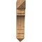 Ekena Millwork Merced Arts & Crafts Smooth Bracket, Western Red Cedar, 5 1/2"W x 24"D x 28"H BKT06X24X28MRC03SWR - alternate 2